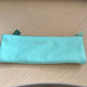 Anthropologie Mint Cosmetic Bag